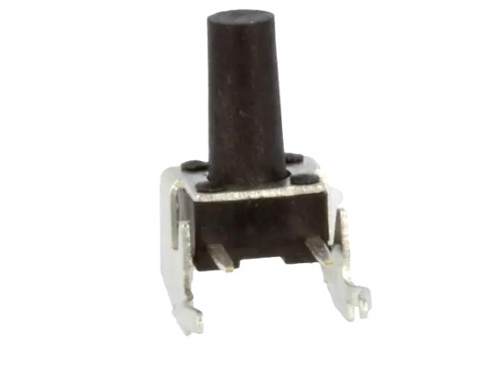 Microswitch drukknop (maakcontact) 6x6x11mm vertikaal